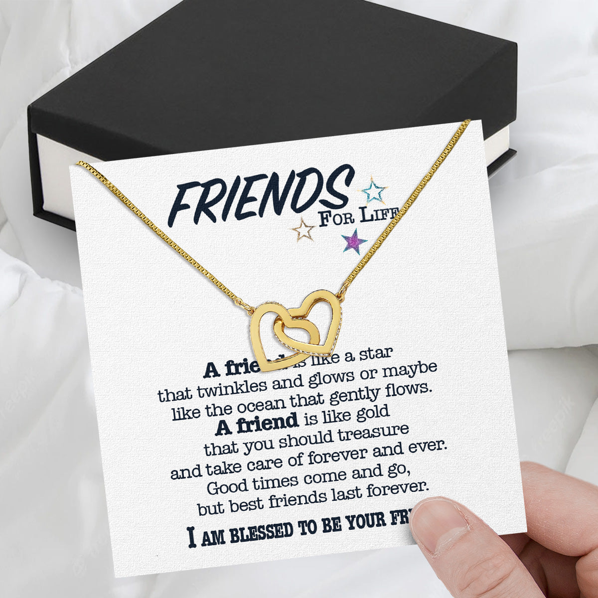 Best Friend Necklace - A Heartfelt Gift for Your Forever Friend - Larvincy