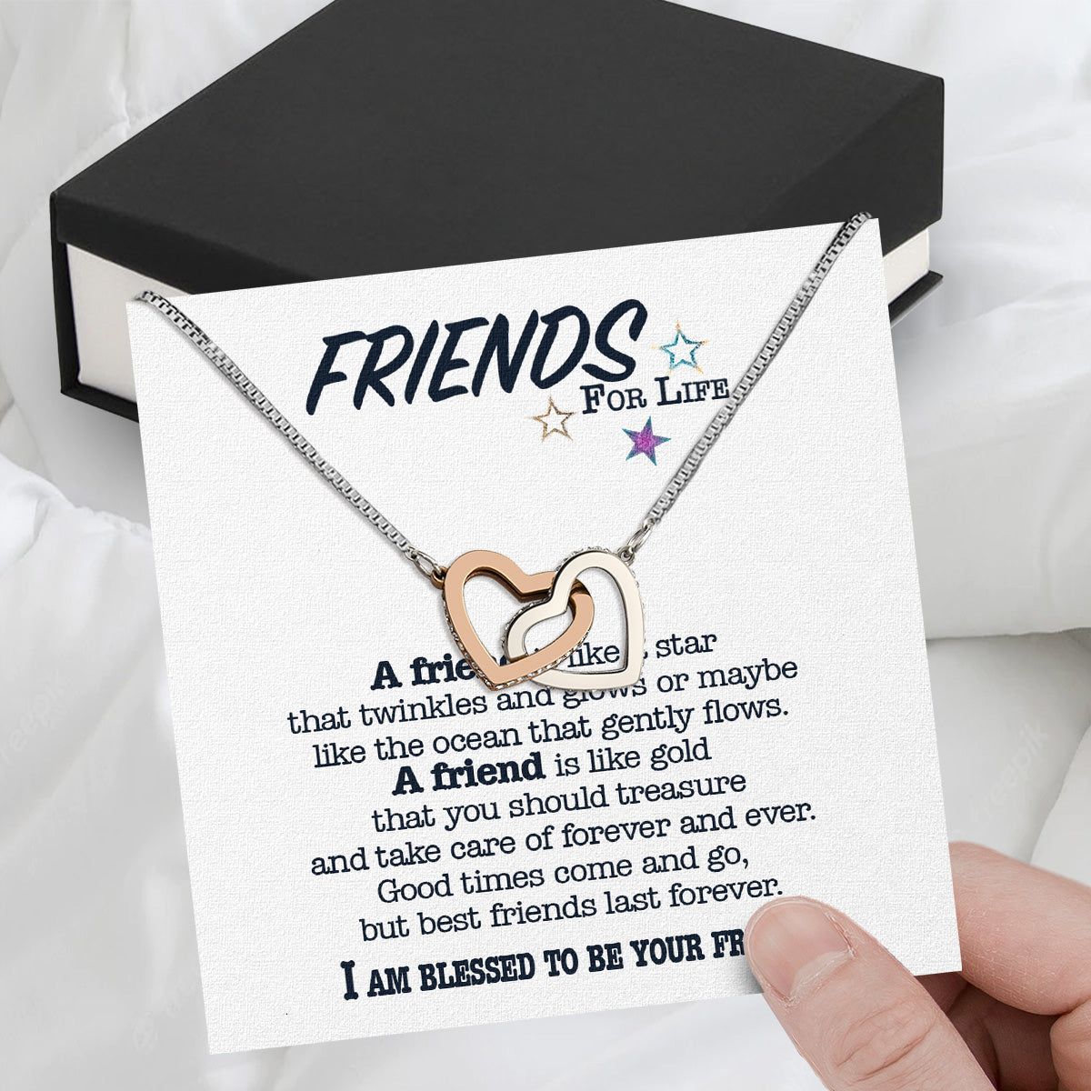 Best Friend Necklace - A Heartfelt Gift for Your Forever Friend - Larvincy