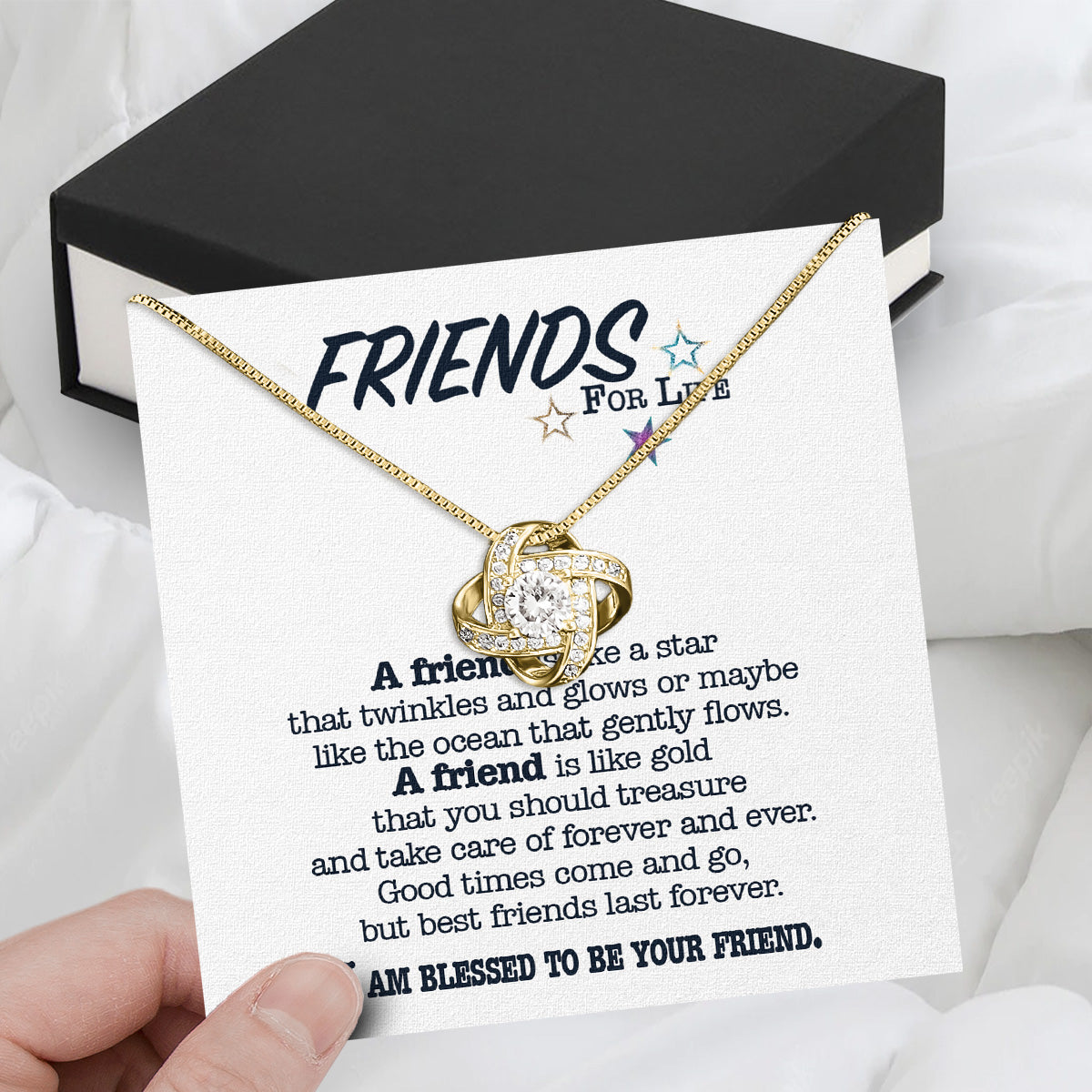 Best Friend Necklace - A Heartfelt Gift for Your Forever Friend - Larvincy