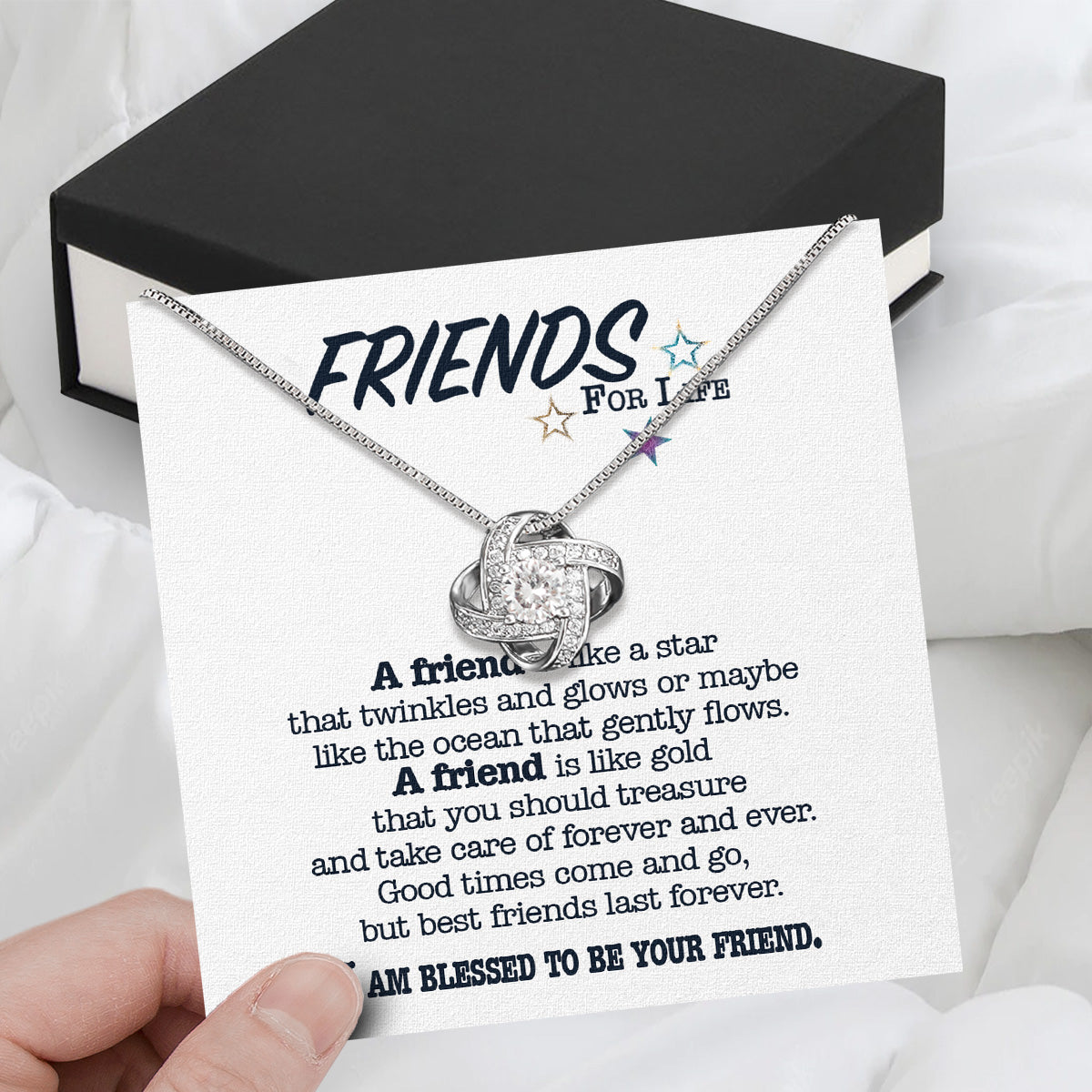 Best Friend Necklace - A Heartfelt Gift for Your Forever Friend - Larvincy