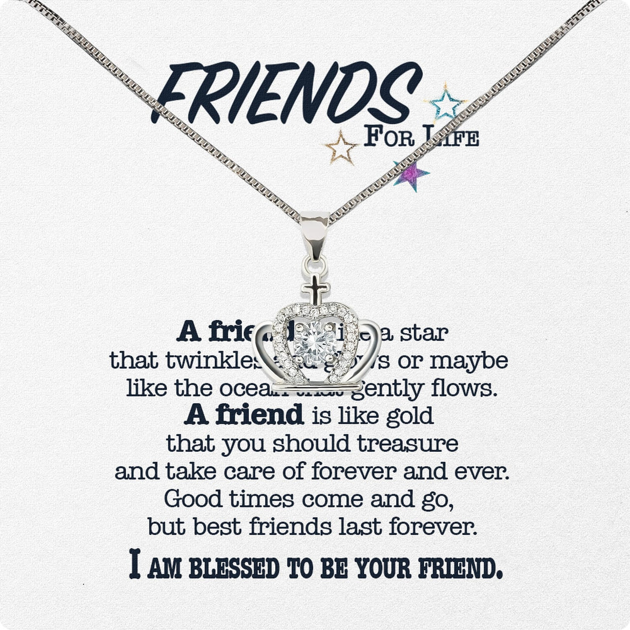 Best Friend Necklace - A Heartfelt Gift for Your Forever Friend - Larvincy