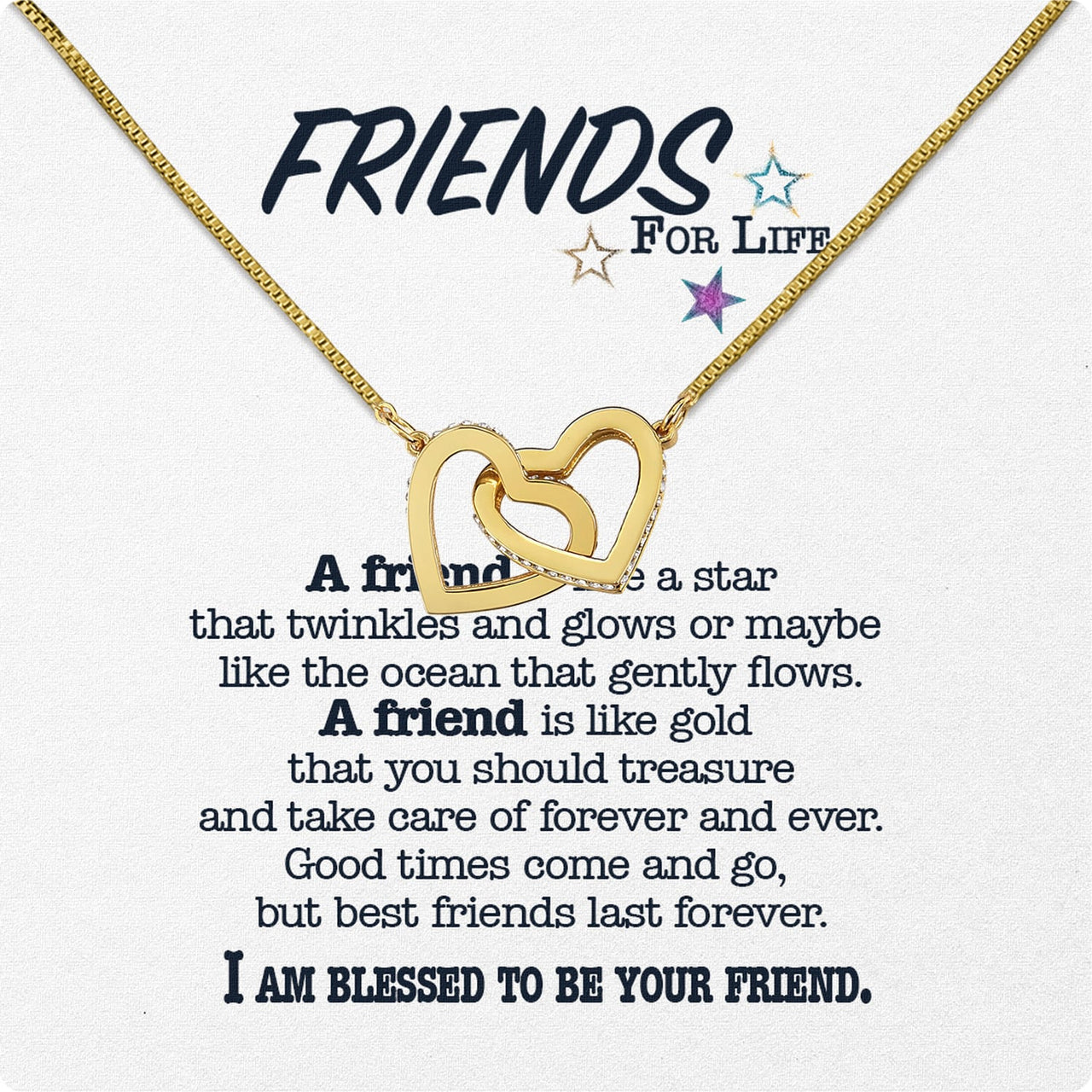 Best Friend Necklace - A Heartfelt Gift for Your Forever Friend - Larvincy