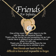 Best Friend Necklace - A Heartfelt Gift for Your Forever Friend - Larvincy