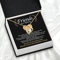 Best Friend Necklace - A Heartfelt Gift for Your Forever Friend - Larvincy