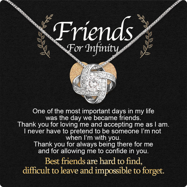 Best Friend Necklace - A Heartfelt Gift for Your Forever Friend - Larvincy