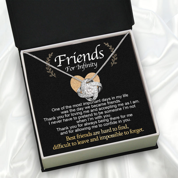 Best Friend Necklace - A Heartfelt Gift for Your Forever Friend - Larvincy