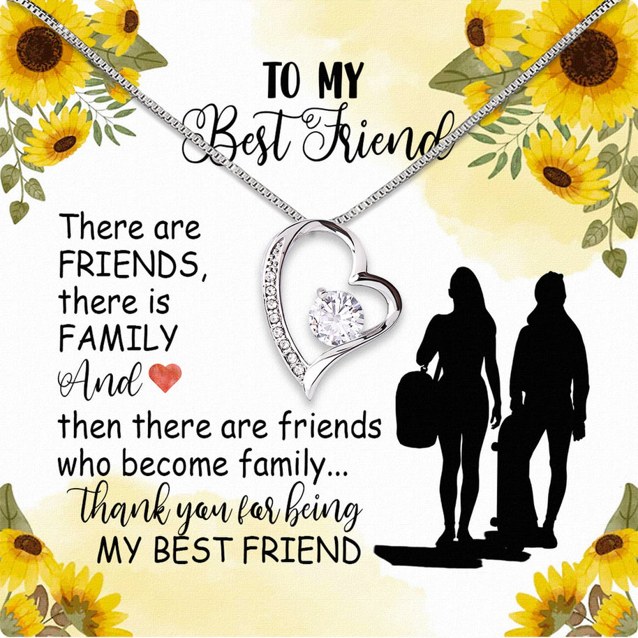 Best Friend Necklace - A Heartfelt Gift for Your Forever Friend - Larvincy