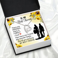 Best Friend Necklace - A Heartfelt Gift for Your Forever Friend - Larvincy