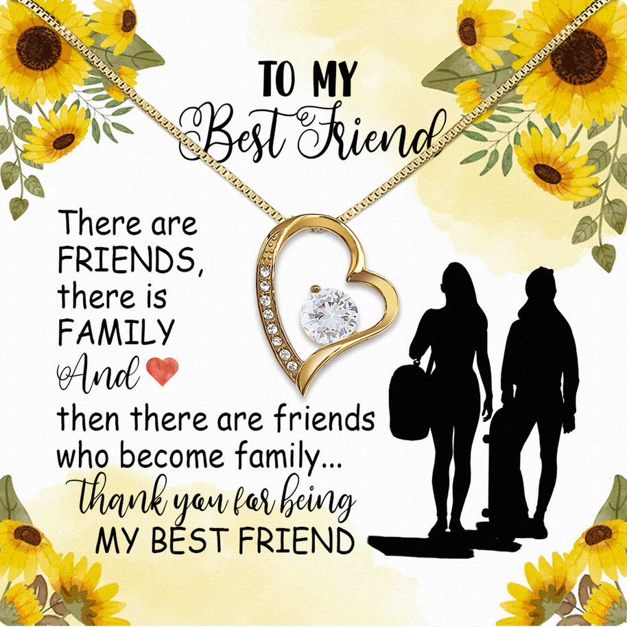 Best Friend Necklace - A Heartfelt Gift for Your Forever Friend - Larvincy