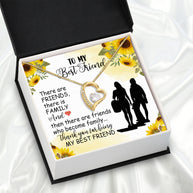 Best Friend Necklace - A Heartfelt Gift for Your Forever Friend - Larvincy
