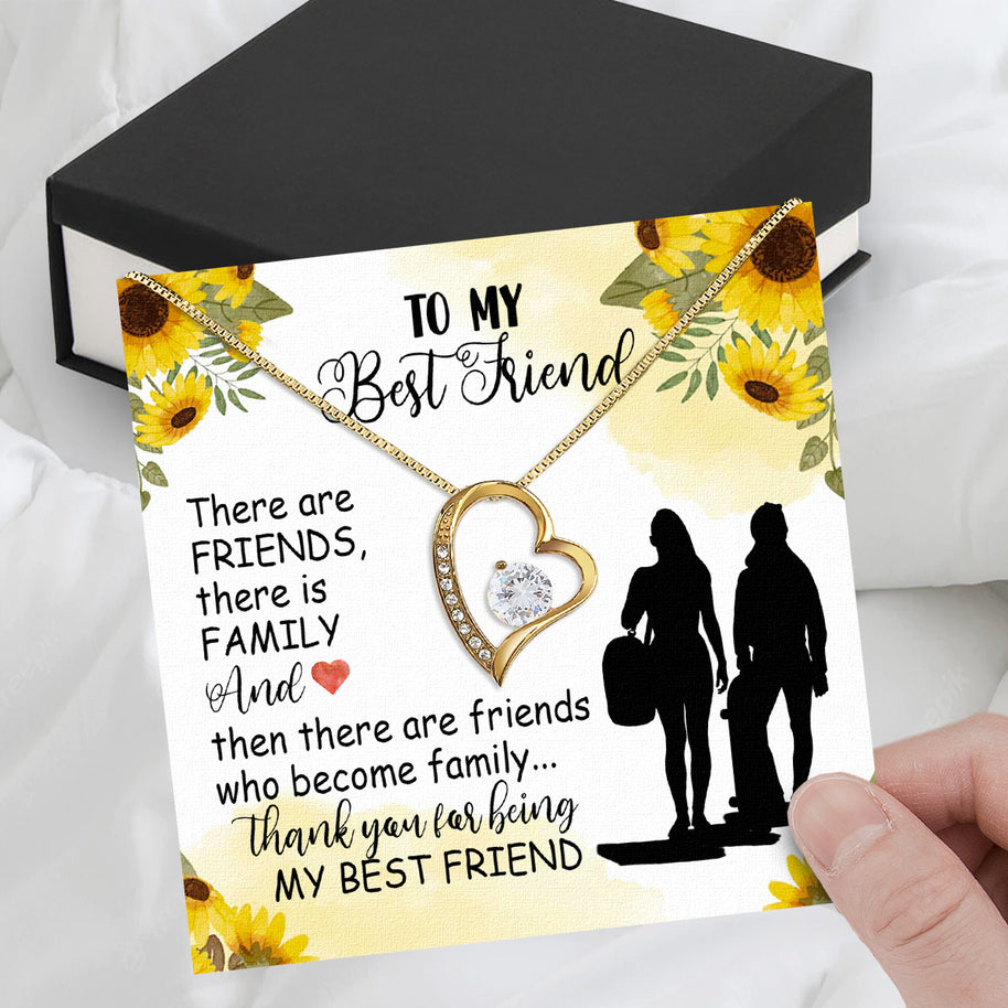 Best Friend Necklace - A Heartfelt Gift for Your Forever Friend - Larvincy