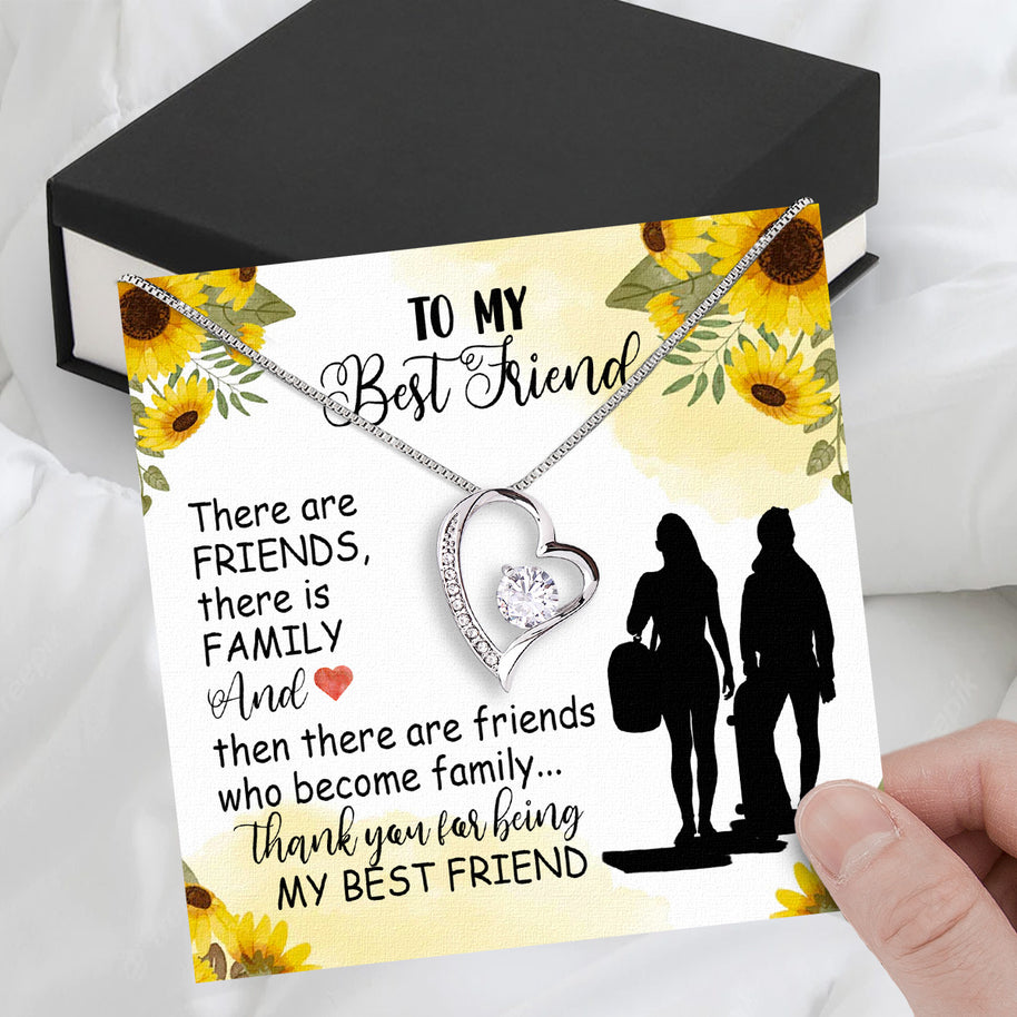 Best Friend Necklace - A Heartfelt Gift for Your Forever Friend - Larvincy