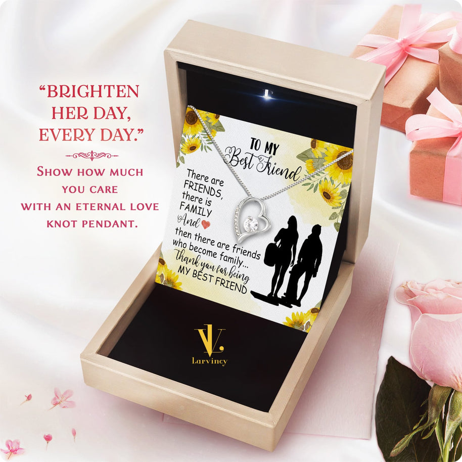 Best Friend Necklace - A Heartfelt Gift for Your Forever Friend - Larvincy