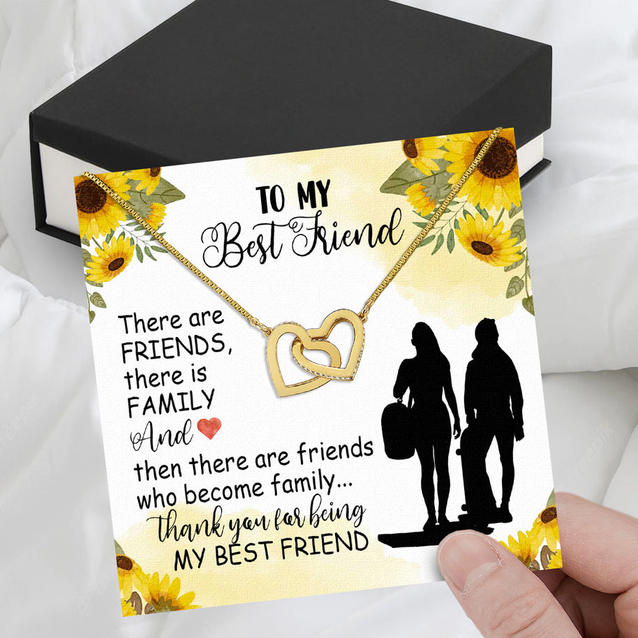 Best Friend Necklace - A Heartfelt Gift for Your Forever Friend - Larvincy