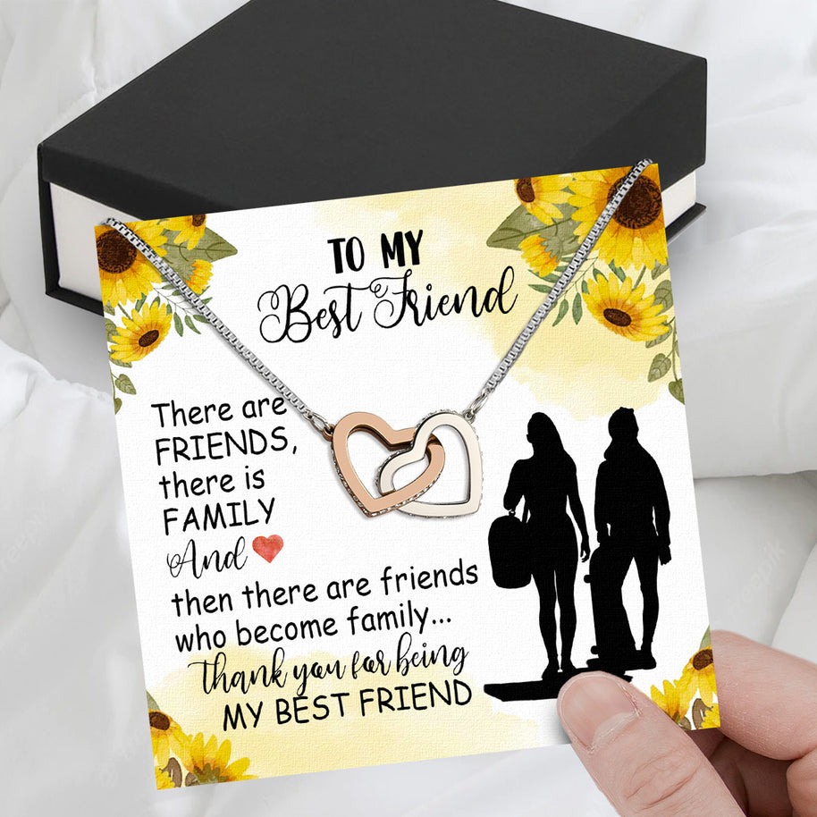Best Friend Necklace - A Heartfelt Gift for Your Forever Friend - Larvincy