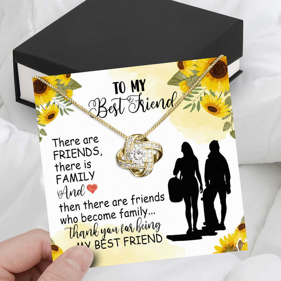 Best Friend Necklace - A Heartfelt Gift for Your Forever Friend - Larvincy