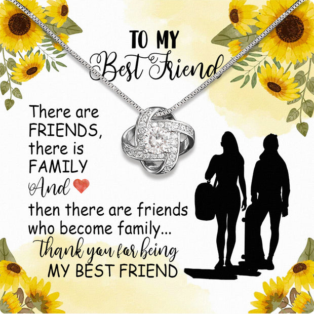 Best Friend Necklace - A Heartfelt Gift for Your Forever Friend - Larvincy