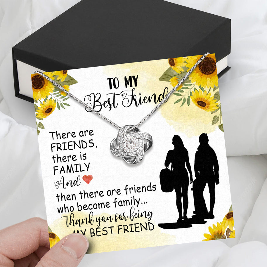 Best Friend Necklace - A Heartfelt Gift for Your Forever Friend - Larvincy