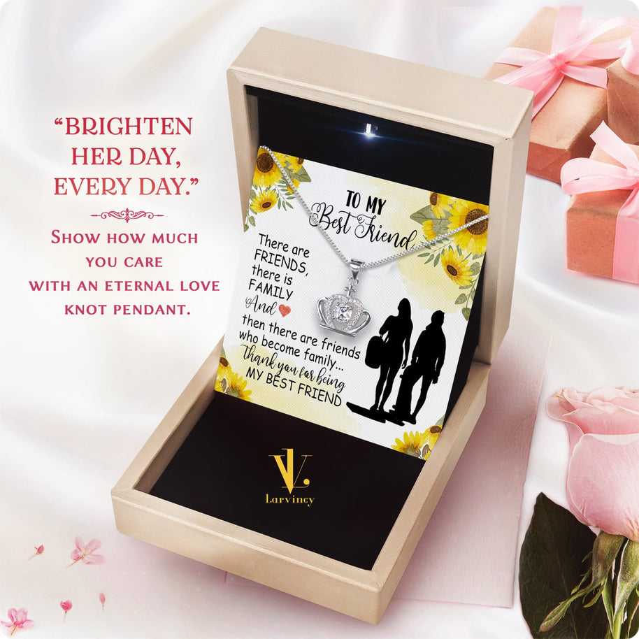 Best Friend Necklace - A Heartfelt Gift for Your Forever Friend - Larvincy