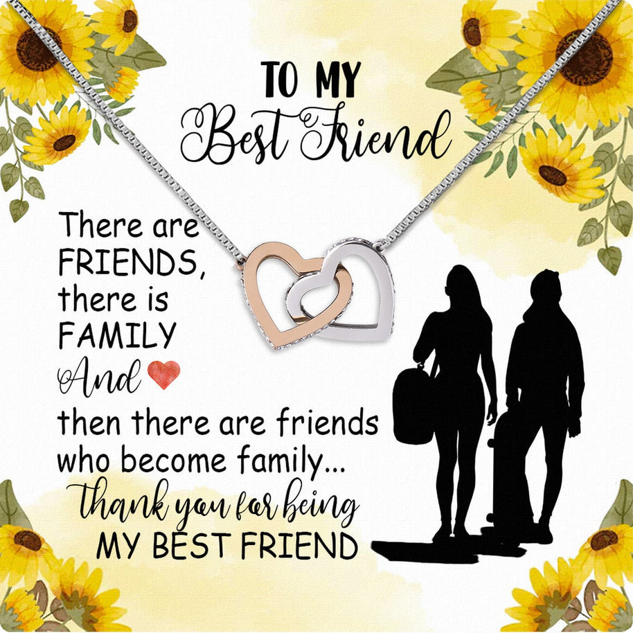 Best Friend Necklace - A Heartfelt Gift for Your Forever Friend - Larvincy