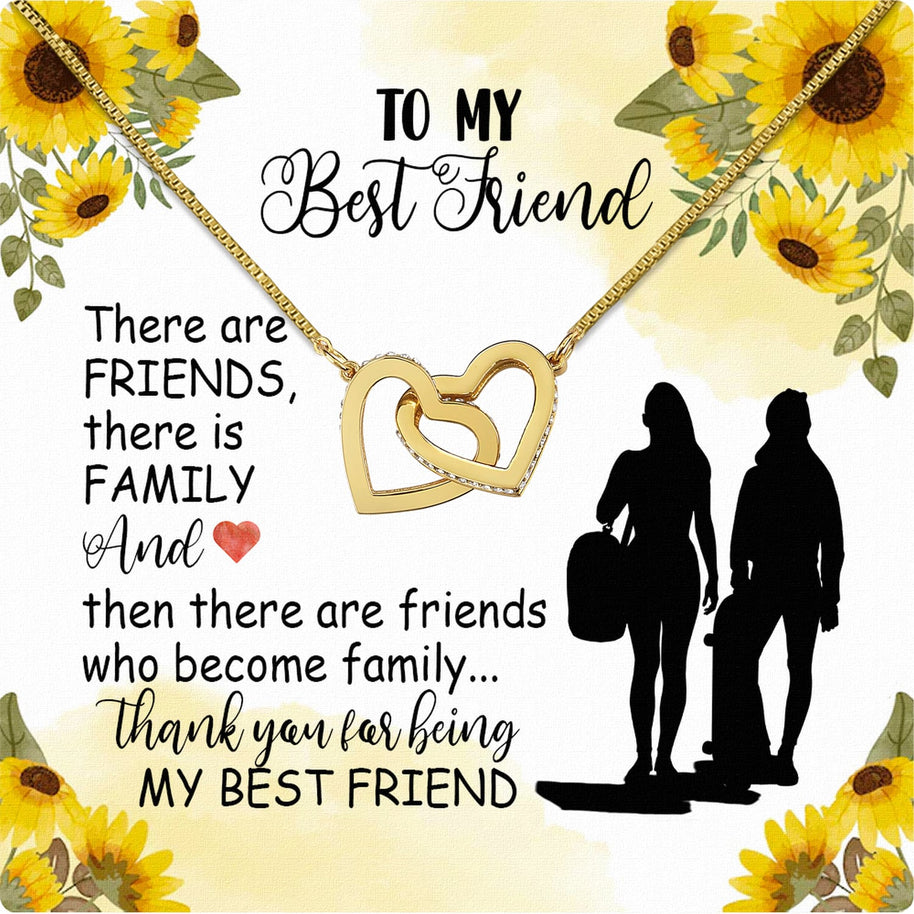 Best Friend Necklace - A Heartfelt Gift for Your Forever Friend - Larvincy