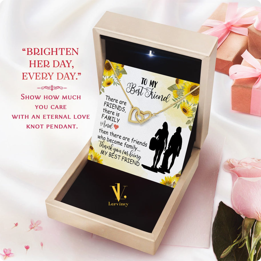 Best Friend Necklace - A Heartfelt Gift for Your Forever Friend - Larvincy