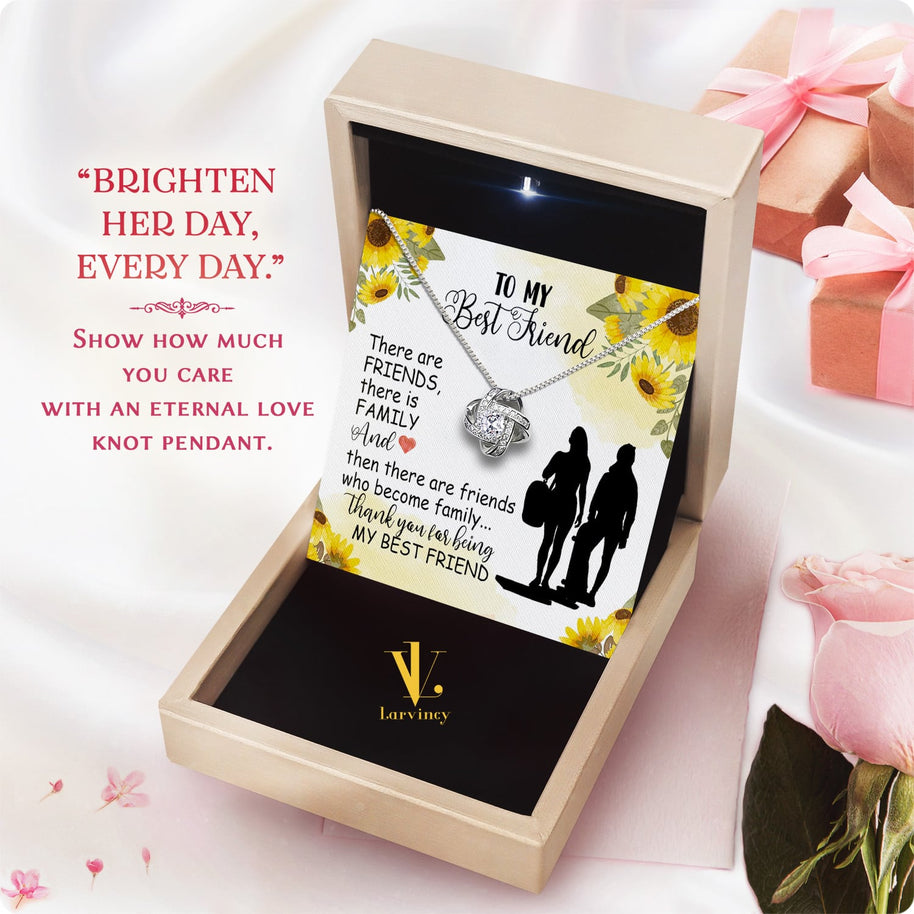 Best Friend Necklace - A Heartfelt Gift for Your Forever Friend - Larvincy