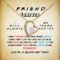 Best Friend Necklace - A Heartfelt Gift for Your Forever Friend - Larvincy
