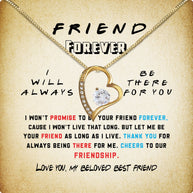 Best Friend Necklace - A Heartfelt Gift for Your Forever Friend - Larvincy