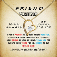 Thumbnail for Best Friend Necklace - A Heartfelt Gift for Your Forever Friend - Larvincy