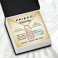 Best Friend Necklace - A Heartfelt Gift for Your Forever Friend - Larvincy