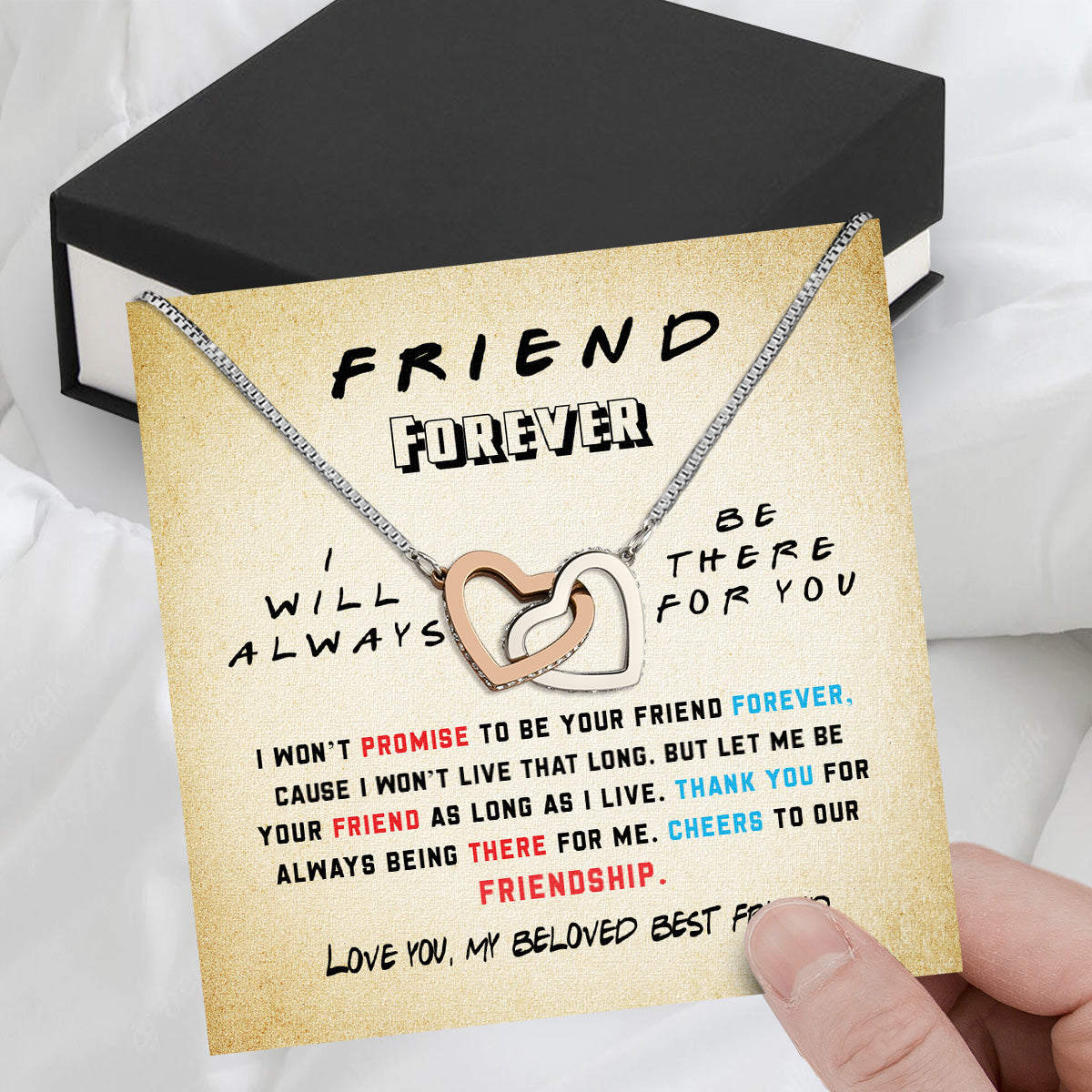 Best Friend Necklace - A Heartfelt Gift for Your Forever Friend - Larvincy