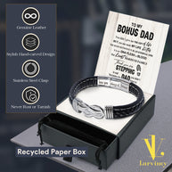 Bracelet Necklace Gifts For Bonus Dad With Personalized Message Card Necklace