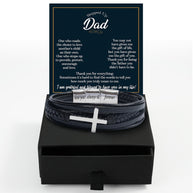 Bracelet Necklace Gifts For Bonus Dad With Personalized Message Card Necklace