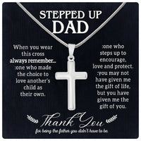 Thumbnail for Cuban Necklace Gifts For Bonus Dad With Personalized Message Card Necklace