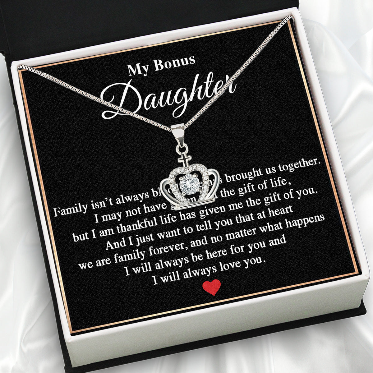 Bonus Daughter Necklace: A Symbol of Everlasting Love and Belonging