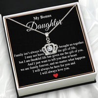 Thumbnail for Bonus Daughter Necklace: A Symbol of Everlasting Love and Belonging