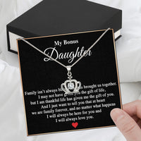 Thumbnail for Bonus Daughter Necklace: A Symbol of Everlasting Love and Belonging