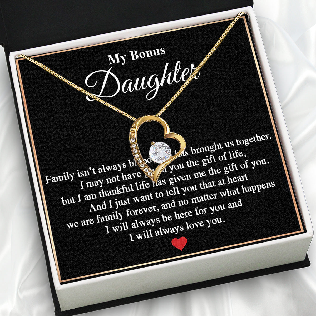 Bonus Daughter Necklace: A Symbol of Everlasting Love and Belonging