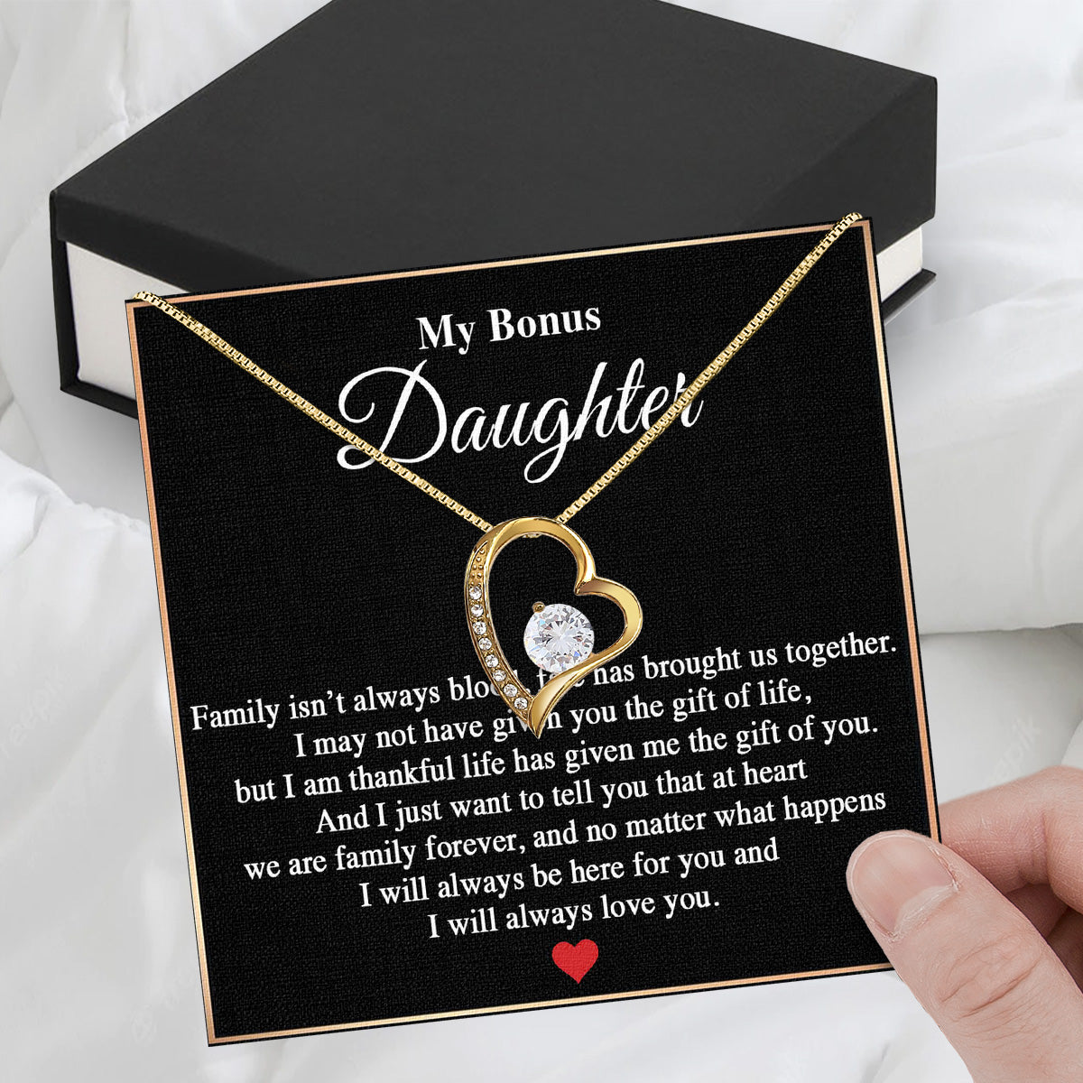 Bonus Daughter Necklace: A Symbol of Everlasting Love and Belonging