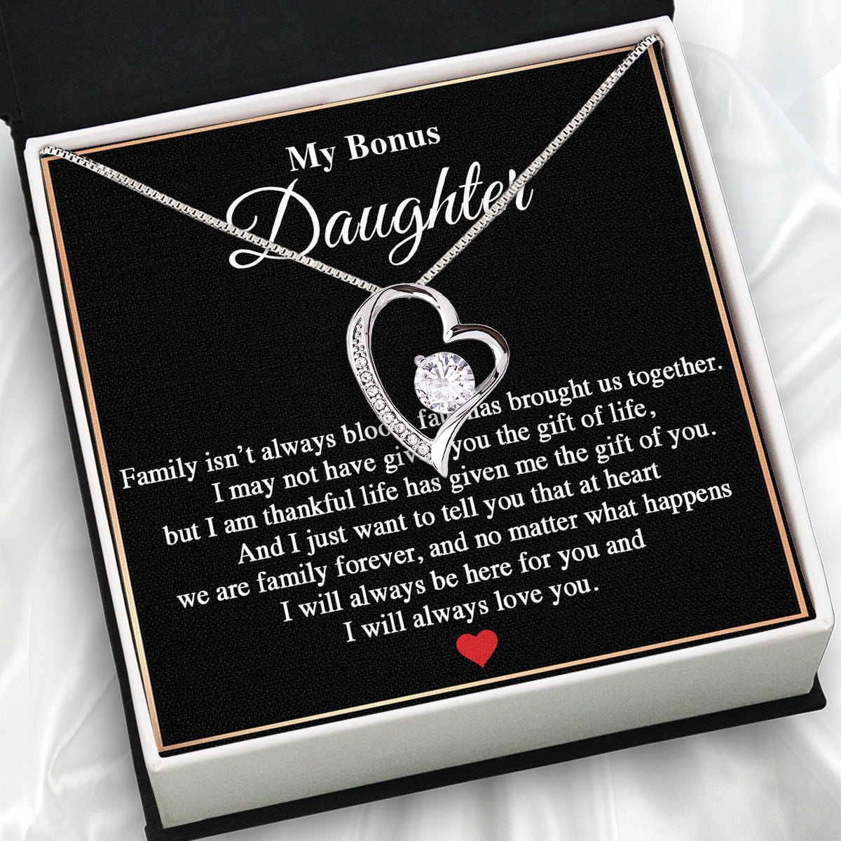 Bonus Daughter Necklace: A Symbol of Everlasting Love and Belonging