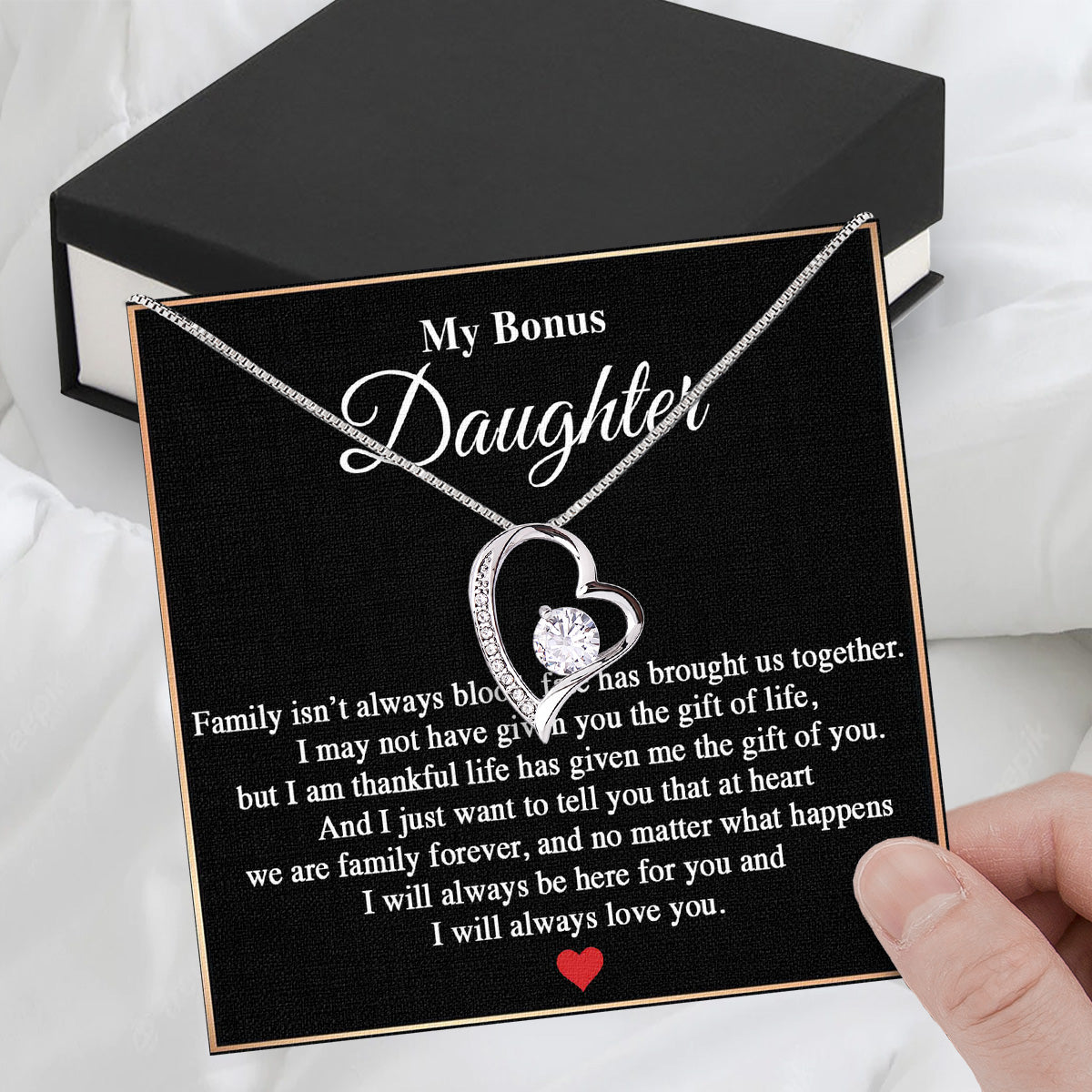 Bonus Daughter Necklace: A Symbol of Everlasting Love and Belonging