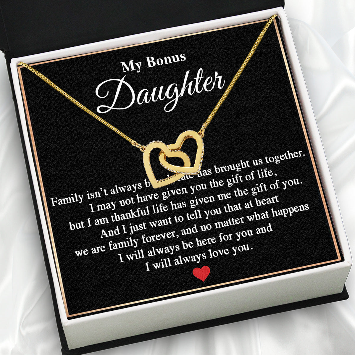 Bonus Daughter Necklace: A Symbol of Everlasting Love and Belonging