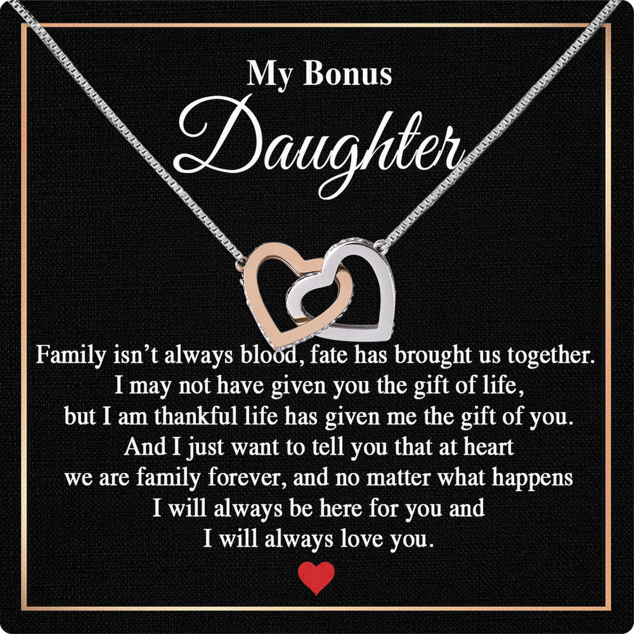 Bonus Daughter Necklace: A Symbol of Everlasting Love and Belonging