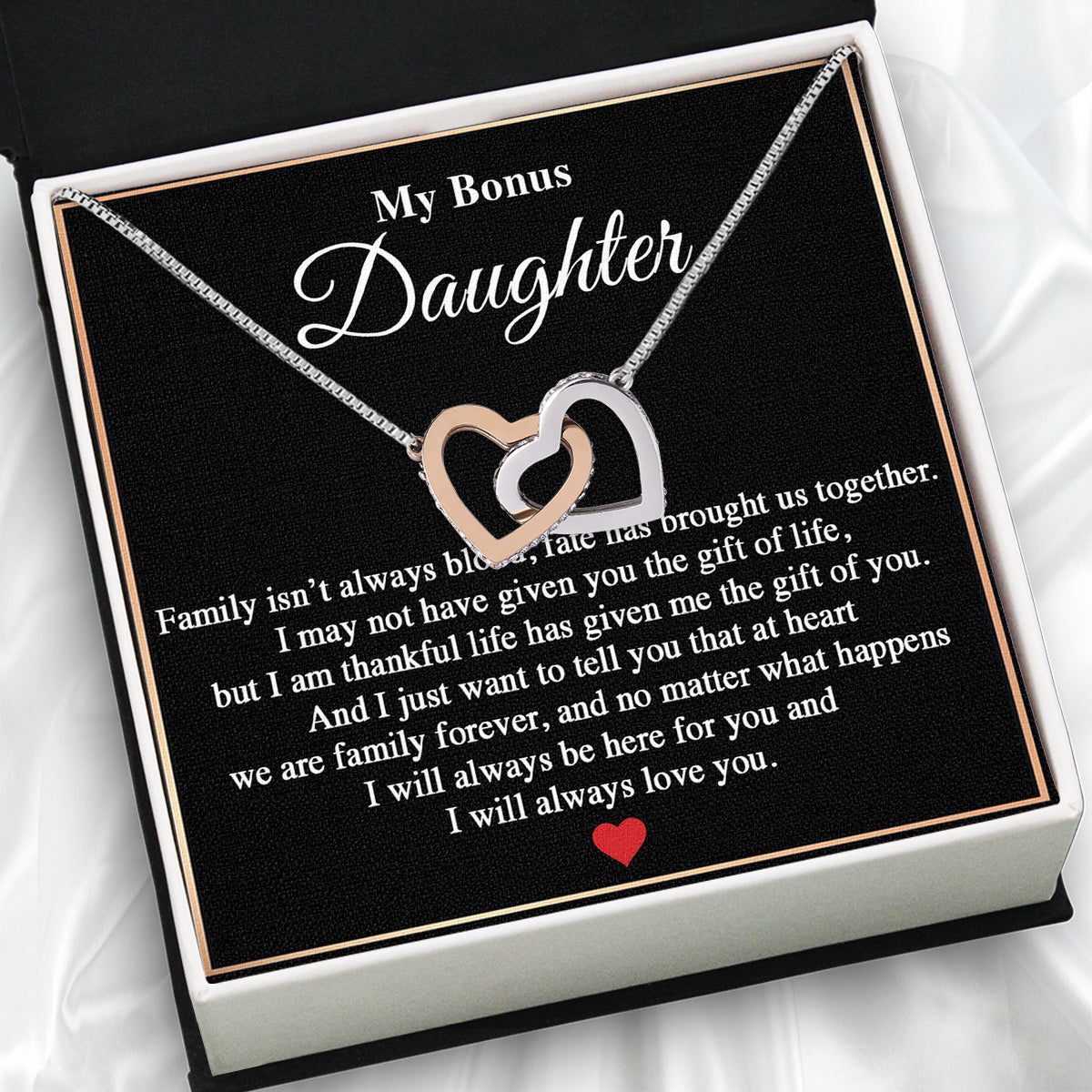 Bonus Daughter Necklace: A Symbol of Everlasting Love and Belonging