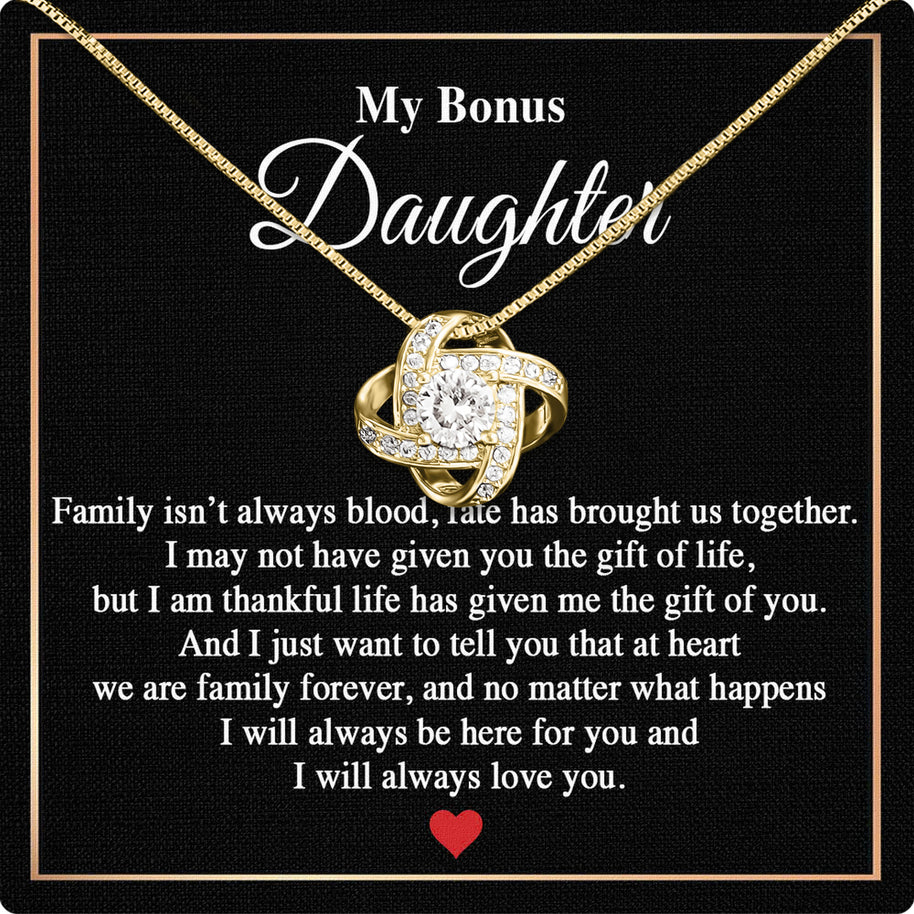Bonus Daughter Necklace: A Symbol of Everlasting Love and Belonging