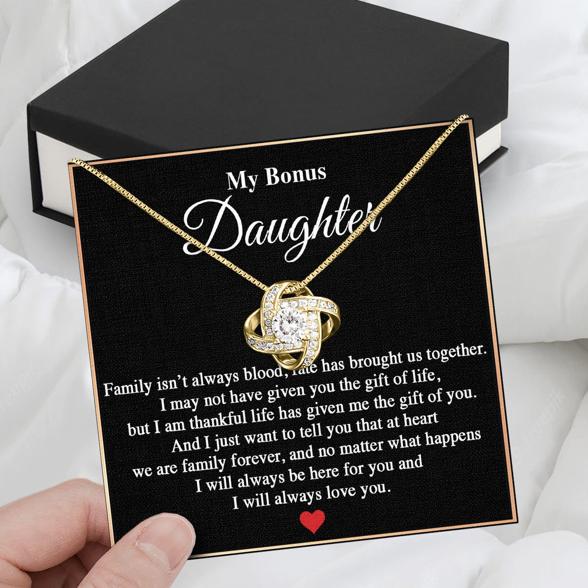 Bonus Daughter Necklace: A Symbol of Everlasting Love and Belonging