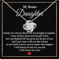 Thumbnail for Bonus Daughter Necklace: A Symbol of Everlasting Love and Belonging