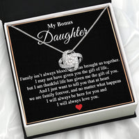 Thumbnail for Bonus Daughter Necklace: A Symbol of Everlasting Love and Belonging