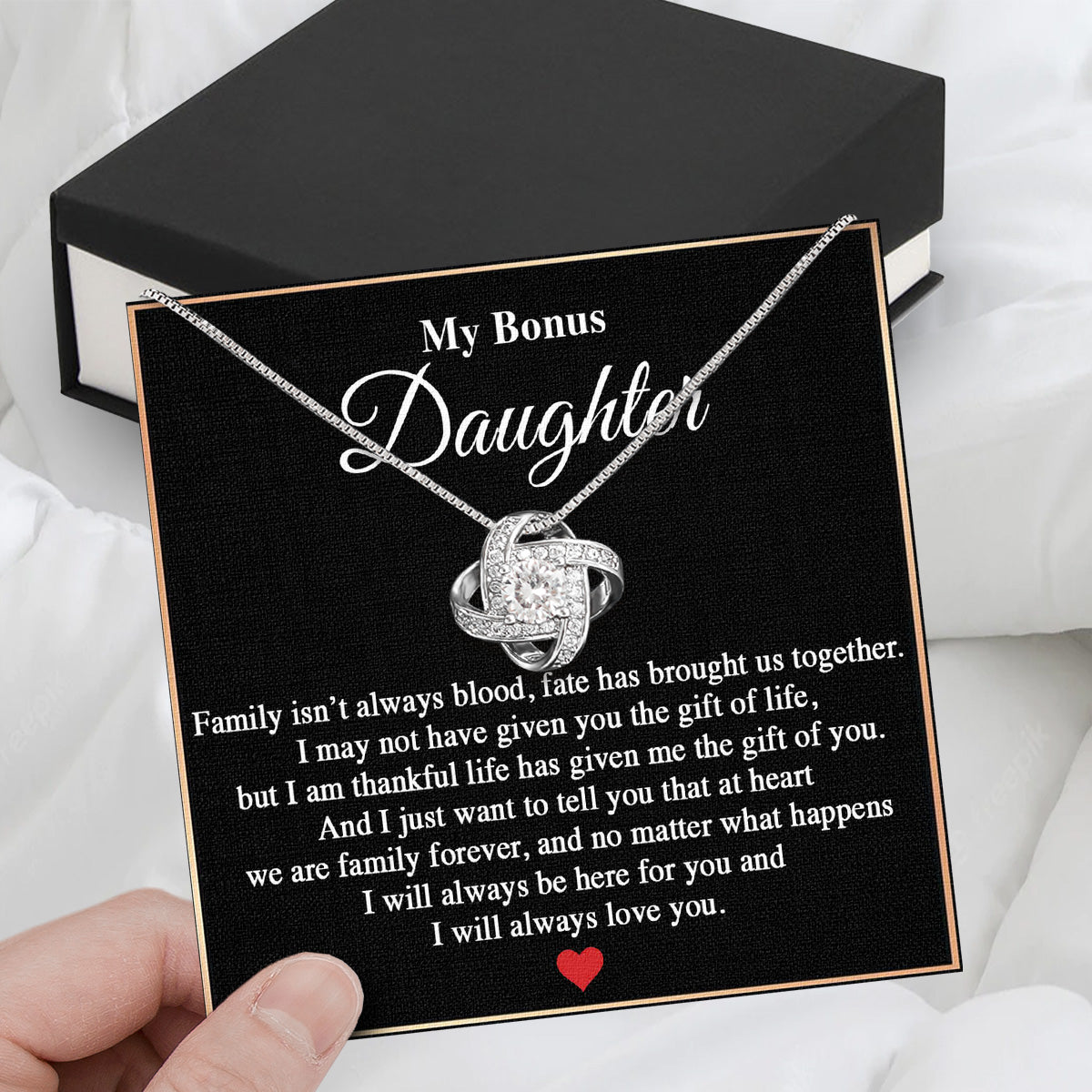 Bonus Daughter Necklace: A Symbol of Everlasting Love and Belonging